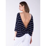 Look Made With Love Woman's Blouse 311 Paris Navy Blue/White | shoptok.hr
