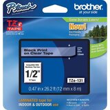 Brother Trak TZE-131 (črna-prozoren), original Cene