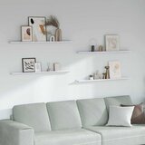  Polica na zidu s policom 4 pcs Bijeli mramor 115 x 9 x 3 cm | shoptok.hr