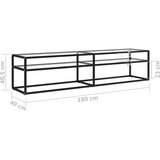 TV ormarić prozirni 180 x 40 x 40,5 cm od kaljenog stakla | shoptok.hr