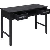 Maison Chic konzolna miza - miza ob steni črna 110x45x76 cm les, (21786424) | Shoptok.si