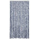  Zastor protiv muha plava i bijeli 100 x 200 cm od šenila | shoptok.hr