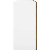 Viseći ormarić dimljeni hrast 80 x 31 x 60 cm konstruirano drvo | shoptok.hr