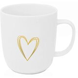 PPD Papperproducts Design pure, Pure Heart - Šolja - Pure Heart, Matte Gold Cene