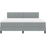  s opruga kutije Svijetlo siva 180 x 200 cm tkanina | shoptok.hr