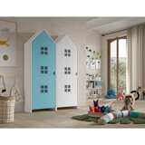Vipack Bijela/svijetlo plava dječja garderoba 115x171,5 cm CASAMI BRUGES – | shoptok.hr