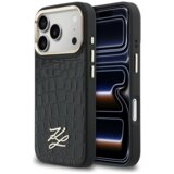  maska karl lagerfeld croco kl script logo magsafe za iphone 17 pro crna | Eponuda.com