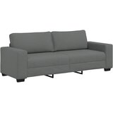  3-dijelni set sofa s jastucima, tamno siva tkanina | shoptok.hr