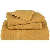 vidaXL Brisače 4 kos zlata 100x200 cm 360 g/m² 100% bombaž | Shoptok.si
