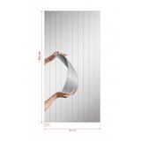 Hanah home ogledalo rectangular stripe 5x100 cm (10 pieces) silver