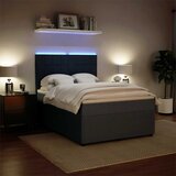  Krevet s oprugama i madracem tamnosivi 140x190 cm baršunasti | shoptok.hr