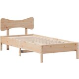 vidaXL Okvir kreveta bez madraca 75 x 190 cm od masivne borovine | shoptok.hr