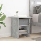  Nočna omarica s predalom 2 pcs Betonsko siva 41 x 40 x 45 cm, (5000233457) | Shoptok.si