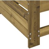  Vrtna sofa s naslonom za ruke i jastukom impregnirana borovina | shoptok.hr