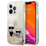  Originalen ovitek KLHCP13LGKCD za iPhone 13 Pro prozorna zaščita Z zlatimi bleščicami - Karl and Choupette Cene