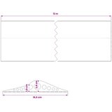  Brtva za garažni pod Crna 155 x 28 mm 12 m EPDM guma | shoptok.hr