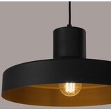 Sollux SL.1703 - visilica na sajli bilo 1xE27/15W/230V, prečnik 35 cm, crna | Eponuda.com