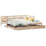 vidaXL Dnevni krevet na razvlačenje s ladicama bez madraca 90 x 190 cm | shoptok.hr