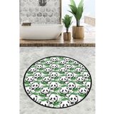 Green panda circle djt 200 multicolor bathmat | ePonuda.com