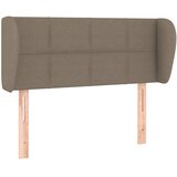  Uzglavlje s ušima smeđesivo 93x23x78/88 cm od tkanine | shoptok.hr