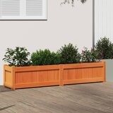  Vrtna sadilica voštano smeđe boje 150 x 31 x 31 cm od borovine | shoptok.hr