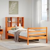 vidaXL Krevet s regalom za knjige bez madraca 90 x 190 cm masivno drvo Cijene