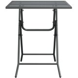 Vrtni stol od ekspandirane metalne mreže 60x60x72 cm antracit | shoptok.hr