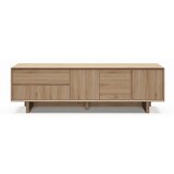 Marckeric TV komoda u dekoru hrasta u prirodnoj boji 180x55x45 cm Carpi – | shoptok.hr
