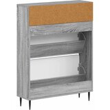  Ormar za cipele ZWOLLE 78 x 24 x 103 cm Konstruirano drvo - Siva Sonoma | shoptok.hr