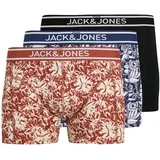 Jack & Jones Bokserice 'JACRETRO' morsko plava / konjak / crna / bijela