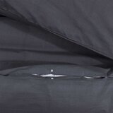  Set posteljine za poplun crni 260 x 220 cm pamučni | shoptok.hr