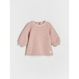 Reserved Obleka z dolgimi rokavi - Roza | Shoptok.si