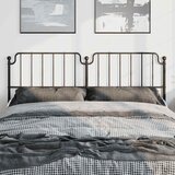  Metalno zamjensko uzglavlje crno 193 cm | shoptok.hr