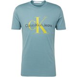 Calvin Klein Jeans Majica svetlo modra / rumena / črna | Shoptok.si