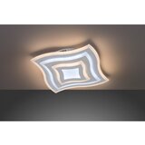 Fischer & Honsel Bijela metalna LED stropna svjetiljka s daljinskim upravljačem/s mogućnosti zatamnjivanja 43x43 cm Gorden – | shoptok.hr