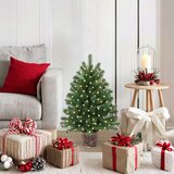  Umjetno božićno drvce s 150 LED svjetlima Zelena 75 cm PE i PVC | shoptok.hr