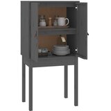  Visoka komoda siva 60 x 40 x 120 cm od masivne borovine | Eponuda.com