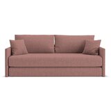 Cosmopolitan Design Rožnata raztegljiva sedežna garnitura iz šenilje 209 cm Shannon – Cene