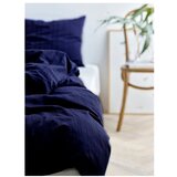 Södahl Tamno plava posteljina za krevet za jednu osobu od damasta 140x200 cm Noble – | shoptok.hr