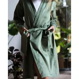 635 l/xl satenski ogrtač zeleni