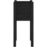 vidaXL Vrtna sadilica crna 31 x 31 x 70 cm od masivne borovine | shoptok.hr