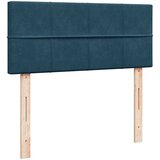  s oprugama i madracem plavi 120 x 200 cm baršun | shoptok.hr
