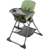 Kinderkraft stolček za hranjenje foldee™ green
