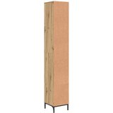 vidaXL Visoka kopalniška omara artisan hrast 31.5 x 33 x 190 cm | Shoptok.si