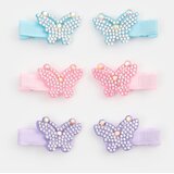Sinsay Kopče za kosu s motivom leptira i cirkonima 6 pack | shoptok.hr