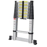 SuperStep aluminijumske teleskopske merdevine 3,8m Slike