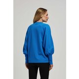 Marisse Azure Blouse With Puffed Sleeves | shoptok.hr