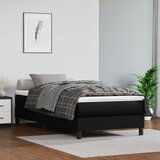 Maison Chic Posteljni okvir - Enojna postelja - Postelja za odrasle črn 100x200 cm umetno usnje-J8335, (21760896) | Shoptok.si