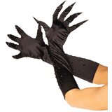 Leg Avenue Rhinestone Claw Gloves Black | shoptok.hr