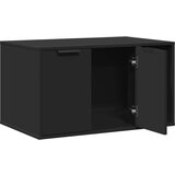vidaXL Kutija za mačji pijesak crna 80x50x45 cm konstruirano drvo | shoptok.hr